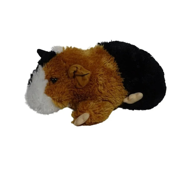 Ty Beanie Buddy Guinea Pig Plush Toy Realistic Stuffed Animal 2009 Black Brown - Picture 3 of 7